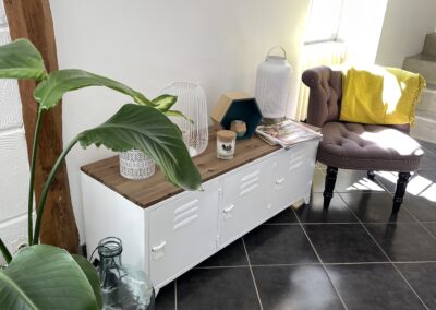 Photo prise en pointant l'objectif vers le bas