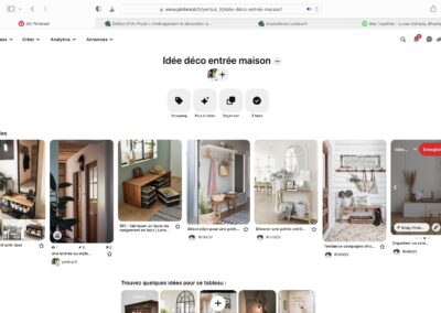 Aménagement d'intérieur avec Pinterest