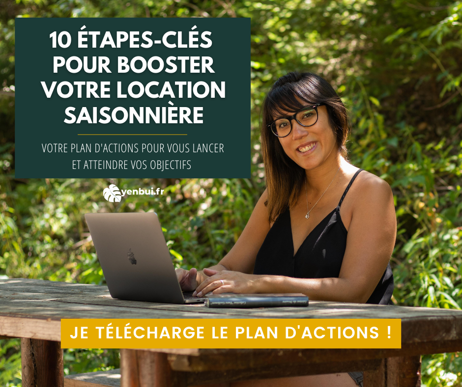 Guide PDF pour booster sa location saisonnière en 10 étapes ©yenbui.fr